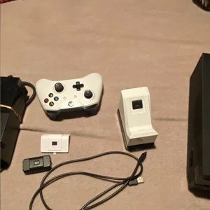 Xbox with a rechargeable controller